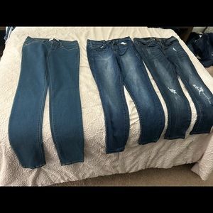 Lot of 6, Size 3 jeans (26)